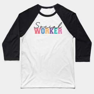 Social Worker Baseball T-Shirt